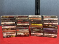 Large lot of cassette tapes