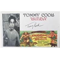 Tarzan Tommy Cook signed photo