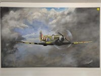Painting of Vintage Plane By J. Condorato