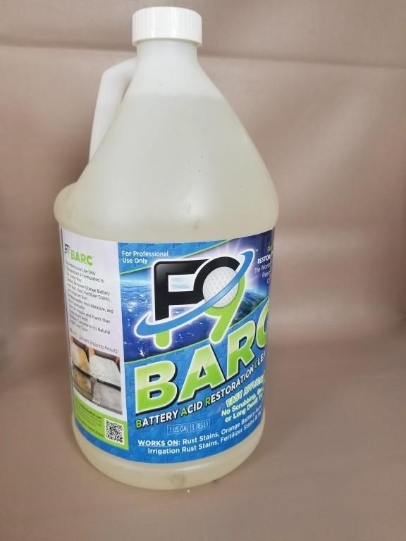 F9 Barc Battery Acid Restoration Cleaner, 1gal,