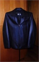 Men's Calvin Klein leather jacket, size L