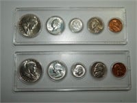 1960 & 61 Coin Sets Uncirculated Silver Half