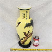 Large Asian Porcelain Ceramic Vase