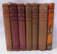 Seven 1930's Lone Ranger hardback books