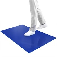 $43  Blue Sticky Mat 18x36 - Cleanroom  4 Mats