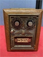 Small coin safe with combination