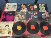 Lot of 12 vintage record albums James Brown
