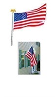 American Flag Set - Pole and American Flag