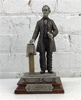10.5" Chilmark Pewter Jefferson Davis sculpture