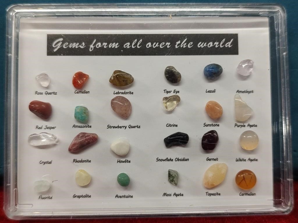 Gems from All Over the World in Case