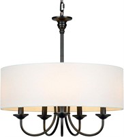 $140  T&A Traditional 5-Light Chandelier with Whit