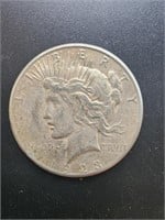 1923-S Peace Silver Dollar Coin.