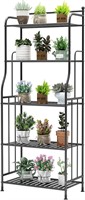 MORITIA 5 Tier Metal Plant Stand Indoor and Outdoo