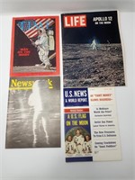 1969 USA Lunar Landing Magazines