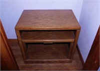 Wooden utility cabinet, no doors, 25" x 16" x 24"