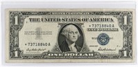 ***STAR NOTE***1957 US $1 SILVER CERTIFICATE BANK