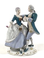 Royal Dux Czech Porcelain Colonial Couple Figure