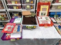 3 Containers of Quilting Books, Project
