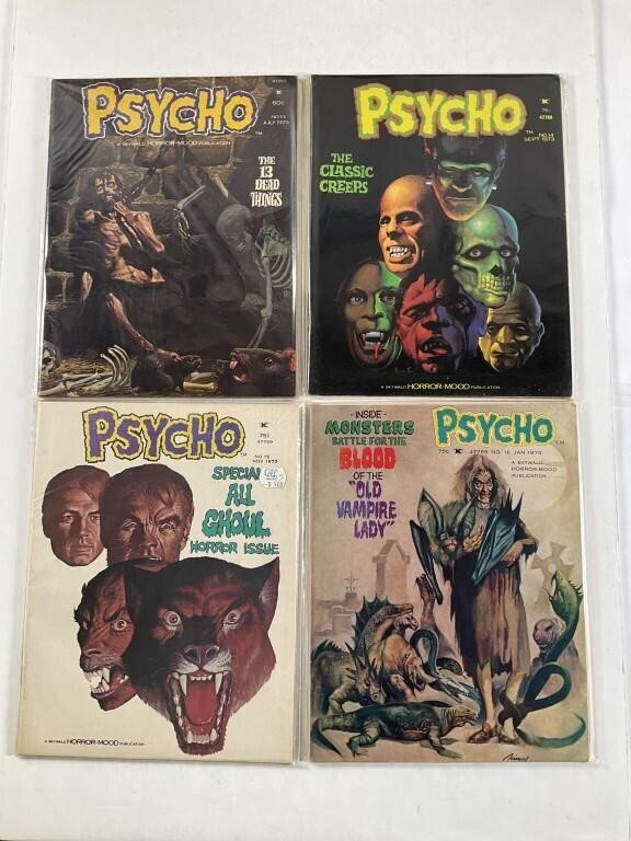 Skywald Psycho Magazine Nos.13-16 1973