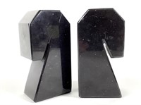 Abstract Onyx Horse Head Bookends