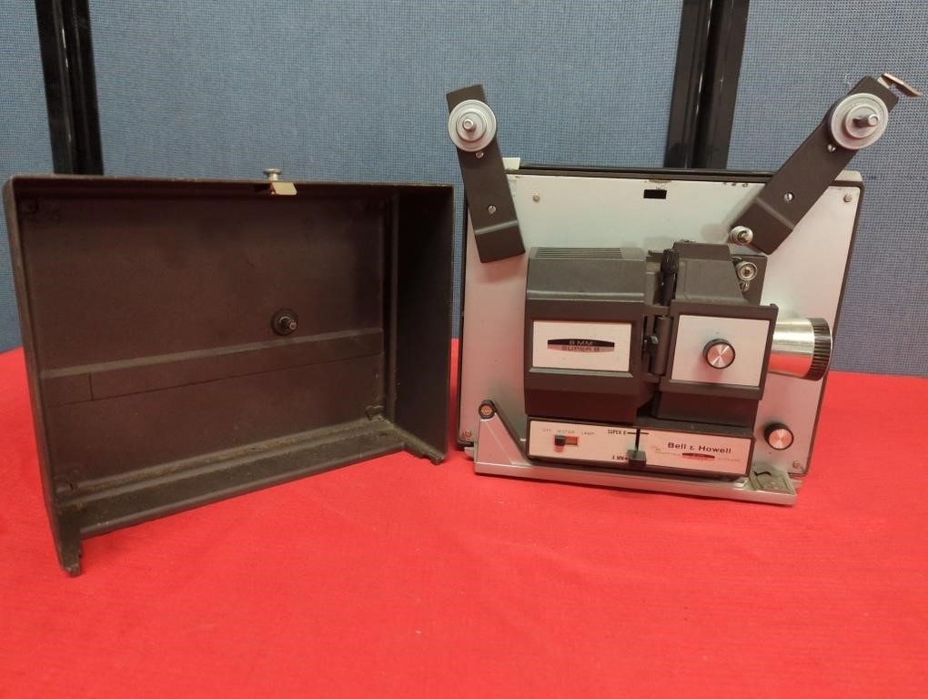 Bell and Howell 8 mm Super 8 film projector