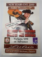 Y2k Stompin Tom Connors Concert Poster