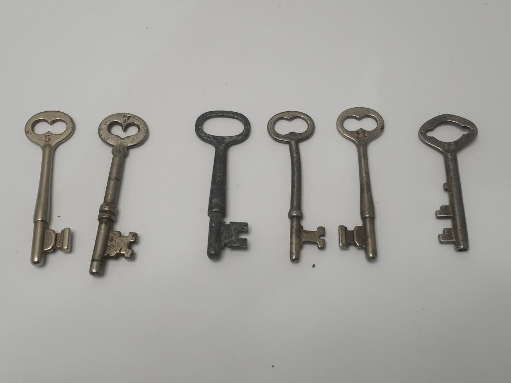 Lot of Antique Skeleton Keys