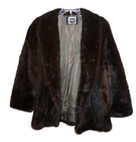 genuine luxury mink jacket by Saga