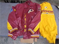 REDSKINS COAT & HOODIE -- 2XL