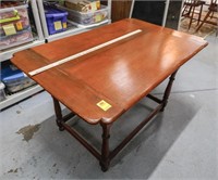 Antique Table with Scalloped Edge