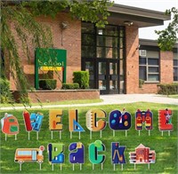 THTEN 14PCS "Welcome Back" Lawn Sign