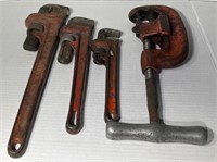 (T) Pipe Wrenches and Cutter