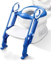 $30  Potty Training Seat Step Stool (Blue White)