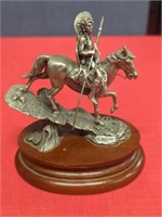 Polland Pewter Comanche 1988 statue