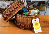 Deco. Basket w/10-Cottage Collectibles By Ganz