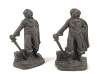 Early Cast Iron Pirate Bookends
