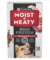 PURINA MOIST AND MEATY 12 POUCHES