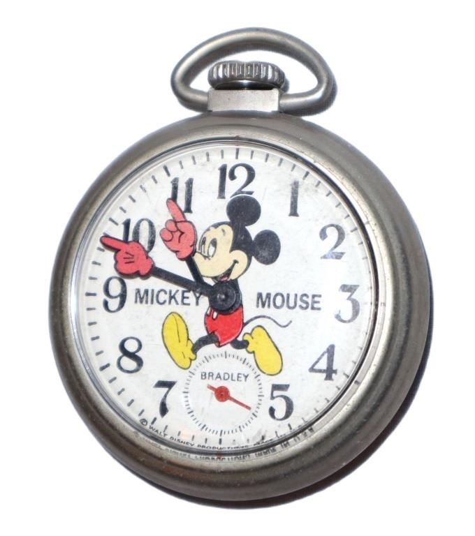 Bradley Mickey Mouse pocket watch