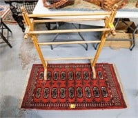 Quilt Rack &  Decorative Rug  (48" x 24")