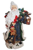 large Santa Claus resin statue 15"