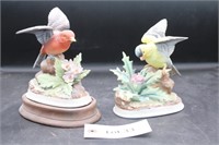 (2) Bird Figures By Andrea Made In Japan