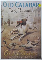 Old Calabar Dog Biscuits Tin Sign