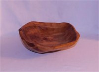 Core medium carved root bowl, 10.5" x 3.5" -