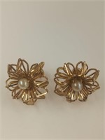 12 kt Gold filled clip on earings