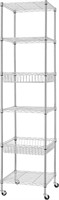 $83  Finnhomy 6-Tier Shelving Unit 18x18x72in