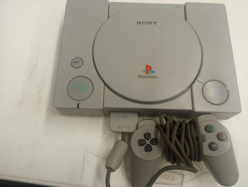 Sony PlayStation with controller
