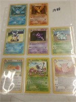 1999 Pokemon cards