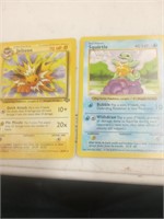 98 Jolteon and 99 Squirtle pokemon cards