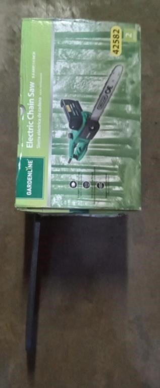 (DE) Gardening Electric chainsaw 9amp/14" in box.