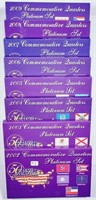 2002 to 2009  Commemorative Quarters Platinum sets